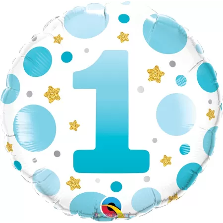18" 1° COMPLEANNO POIS CELESTE