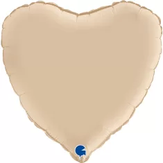 18" CUORE SATIN CREAM