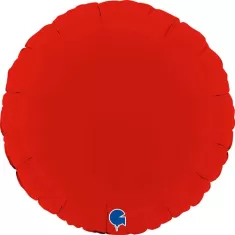 18" TONDO MATTE ROSSO