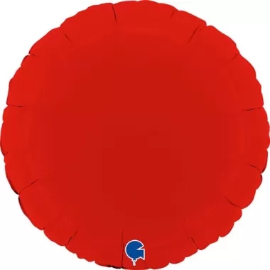 18" TONDO MATTE ROSSO