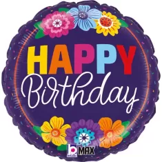 18" BOLD BLOOMS BIRTHDAY 2