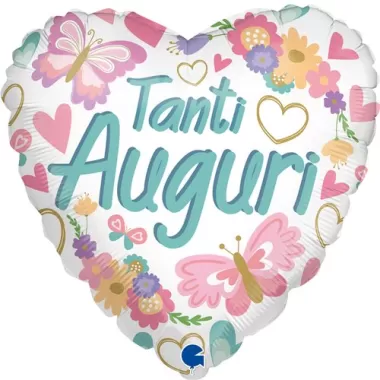 18" AUGURI FARFALLE
