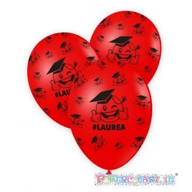 11" LAUREA SMILE ROSSO pz.100