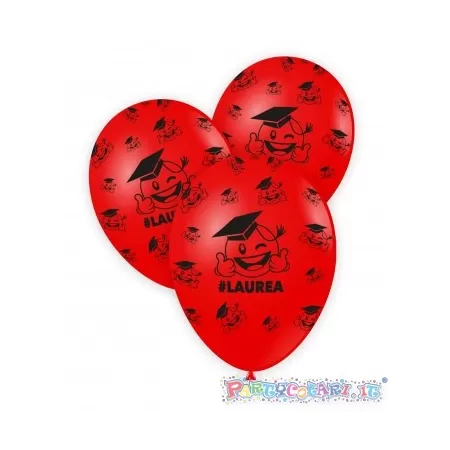 11" LAUREA SMILE ROSSO pz.100