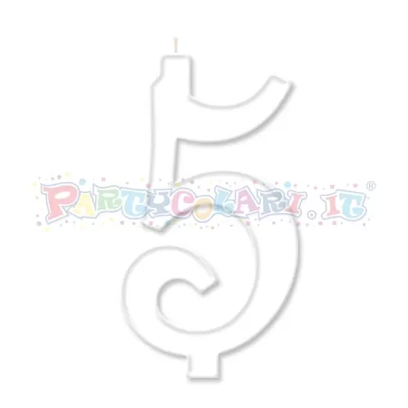 CANDELA cm.10 BIANCO 5