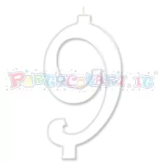 CANDELA cm.10 BIANCO 9 2