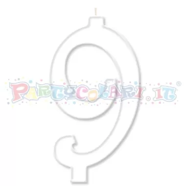 CANDELA cm.10 BIANCO 9