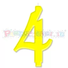 CANDELA cm.10 GIALLO 4 2