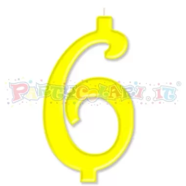 CANDELA cm.10 GIALLO 6