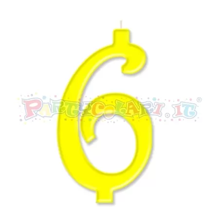 CANDELA cm.10 GIALLO 6