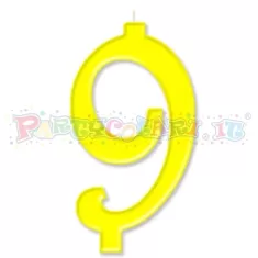 CANDELA cm.10 GIALLO 9 2