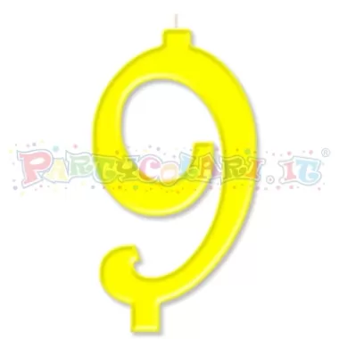 CANDELA cm.10 GIALLO 9