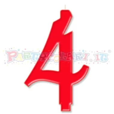 CANDELA cm.10 ROSSO 4