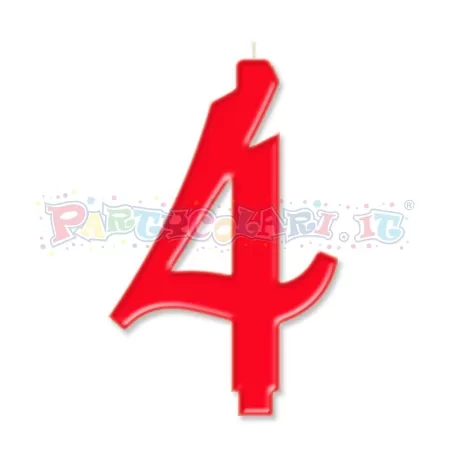 CANDELA cm.10 ROSSO 4