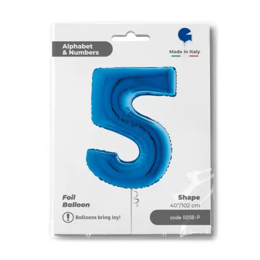 NUMERO 5 BLU cm.102