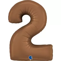 NUMERO 2 CIOCCOLATO cm.102