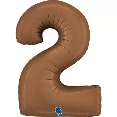 NUMERO 2 CIOCCOLATO cm.102