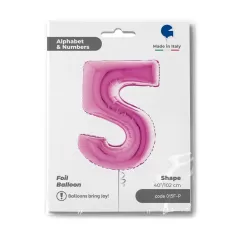 NUMERO 5 FUXIA cm.102