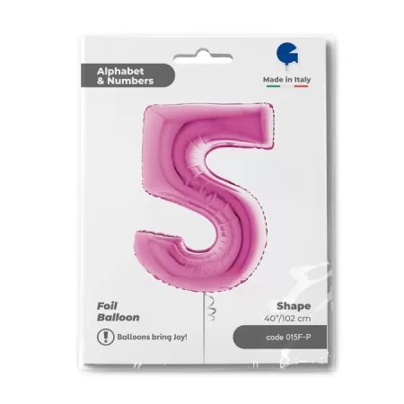 NUMERO 5 FUXIA cm.102