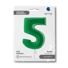 NUMERO 5 VERDE cm.102