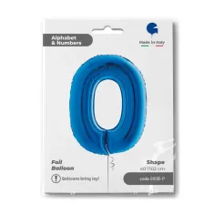 NUMERO 0 BLU cm.102