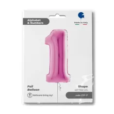 NUMERO 1 FUXIA cm.102