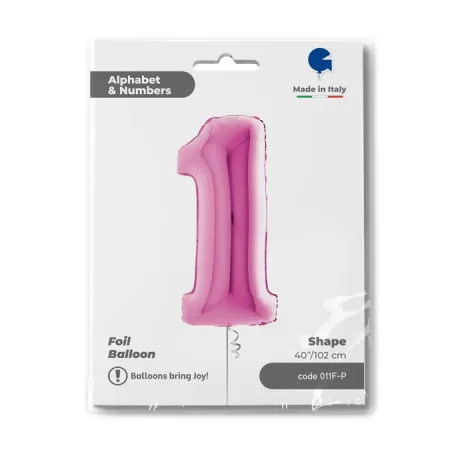 NUMERO 1 FUXIA cm.102