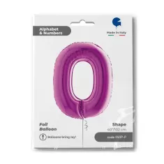 NUMERO 0 VIOLA cm.102