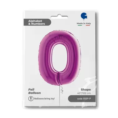 NUMERO 0 VIOLA cm.102