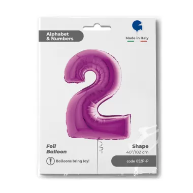 NUMERO 2 VIOLA cm.102