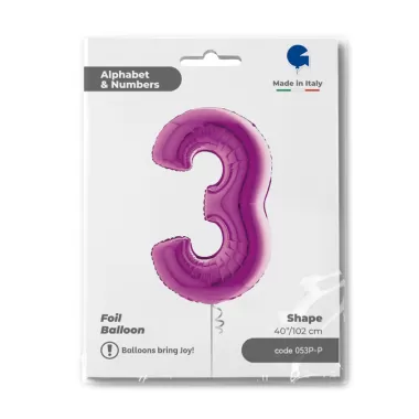 NUMERO 3 VIOLA cm.102