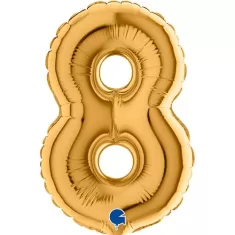 Number 8 Gold cm.17