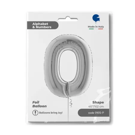 NUMERO 0 ARGENTO cm.102