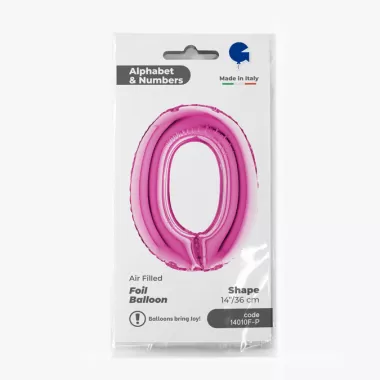 NUMERO 0 FUXIA cm.35