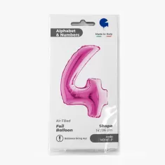 NUMERO 4 FUXIA cm.35