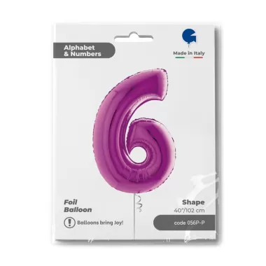 NUMERO 6 VIOLA cm.102