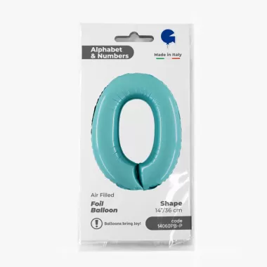 NUMERO 0 CELESTE cm.35