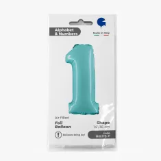 NUMERO 1 CELESTE cm.35