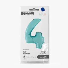 NUMERO 4 CELESTE cm.35