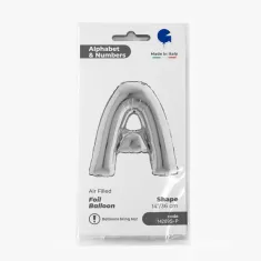 LETTERA  A ARGENTO  cm.35 2