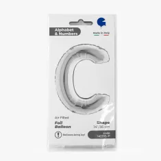 LETTERA C ARGENTO cm.35 2