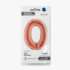 NUMERO 0 ROSE GOLD cm.35