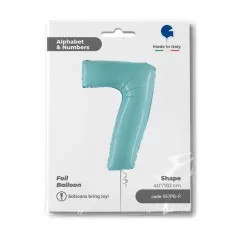 NUMERO 7 CELESTE cm.102