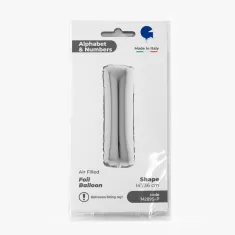 Letter I Silver cm.35