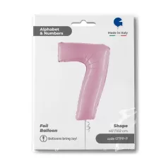 NUMERO 7 ROSA cm.102