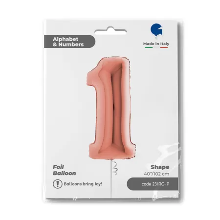 NUMERO 1 ROSE GOLD cm.102