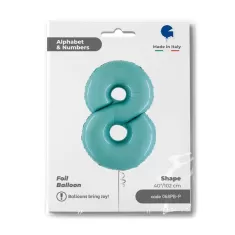 NUMERO 8 CELESTE cm.102