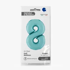 NUMERO 8 CELESTE cm.35