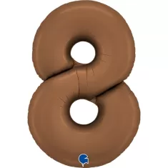 NUMERO 8 CIOCCOLATO cm.102