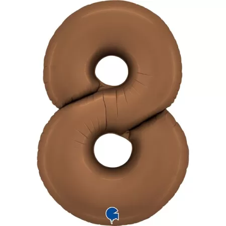 NUMERO 8 CIOCCOLATO cm.102